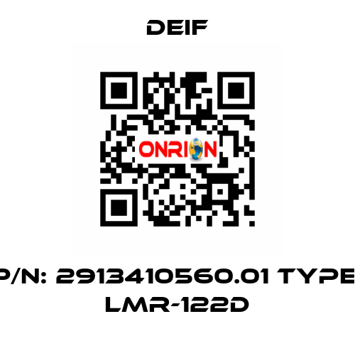 P/N: 2913410560.01 Type: LMR-122D Deif