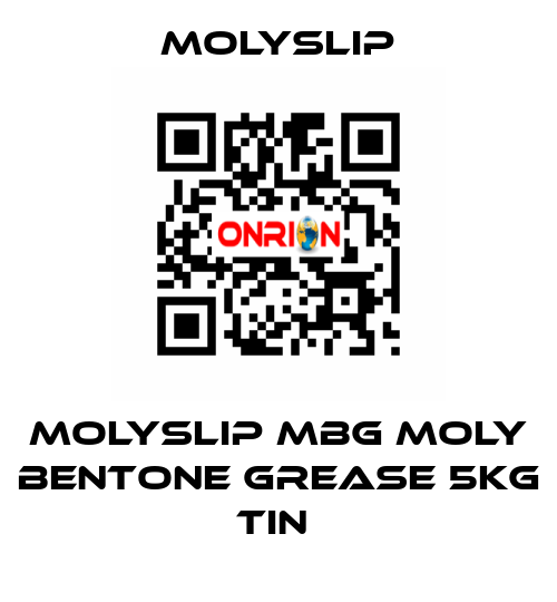 Molyslip MBG Moly Bentone Grease 5Kg Tin  Molyslip