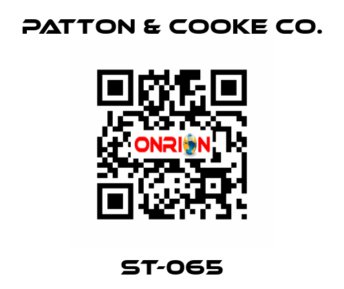 ST-065 Patton & Cooke Co.