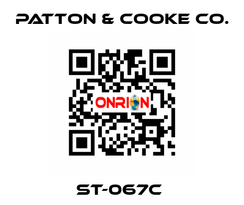 ST-067C  Patton & Cooke Co.