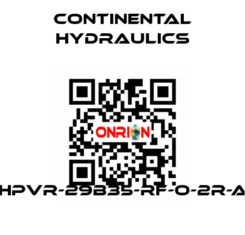 HPVR-29B35-RF-O-2R-A Continental Hydraulics