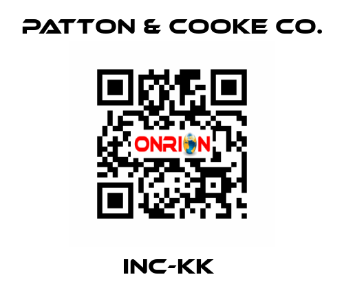 INC-KK  Patton & Cooke Co.