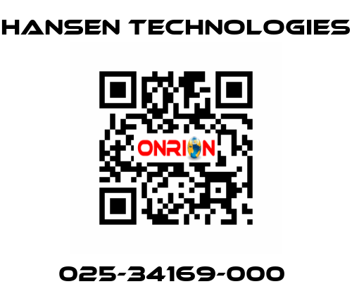 025-34169-000  HANSEN TECHNOLOGIES