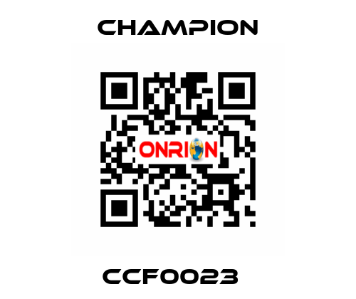 CCF0023   Champion