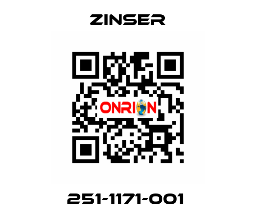  251-1171-001  Zinser