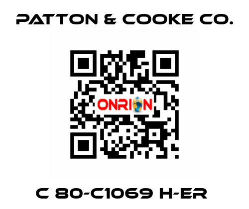 C 80-C1069 H-ER  Patton & Cooke Co.