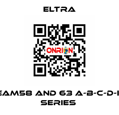 EAM58 AND 63 A-B-C-D-E SERIES  Eltra