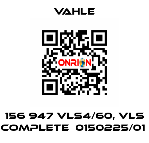 156 947 VLS4/60, VLS complete  0150225/01  Vahle