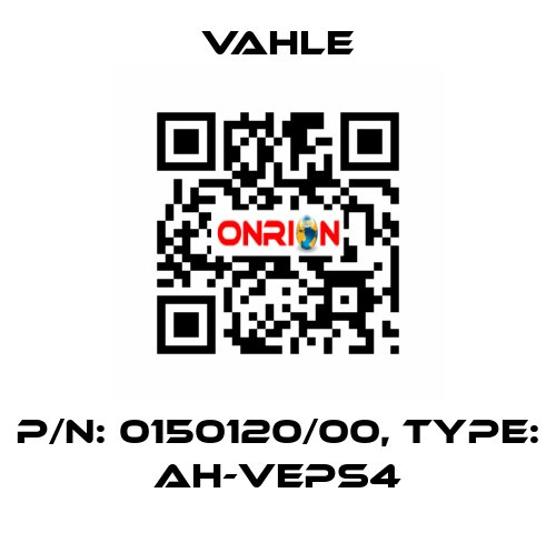 P/n: 0150120/00, Type: AH-VEPS4 Vahle