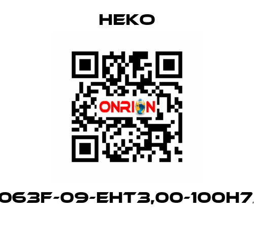 VIA-C0363-18063F-09-EHT3,00-100H7/145H9-100S-4  HEKO