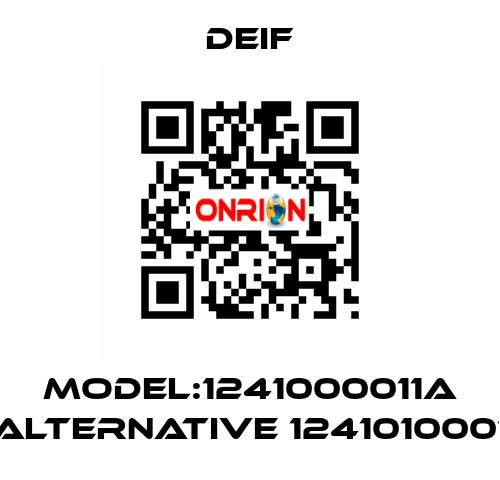 Model:1241000011A alternative 1241010001 Deif