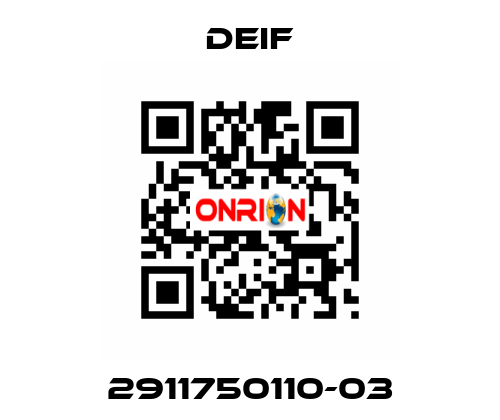 2911750110-03 Deif