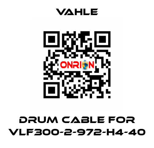 Drum Cable for VLF300-2-972-H4-40 Vahle