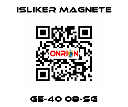 GE-40 08-SG ISLIKER MAGNETE