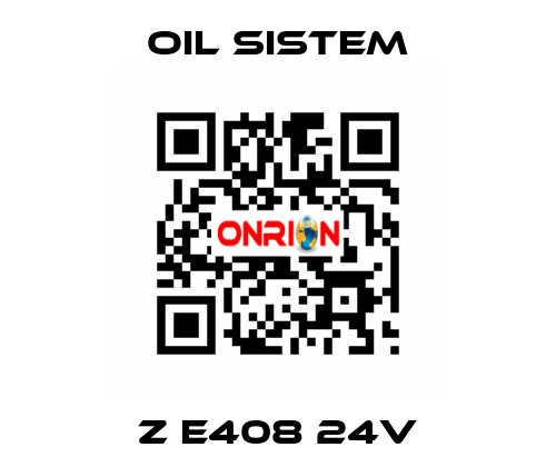 Z E408 24v Oil Sistem