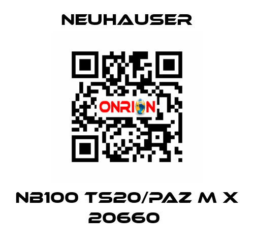 NB100 TS20/PAZ M X 20660  Neuhauser