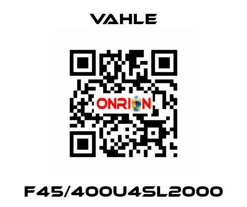 F45/400U4SL2000 Vahle