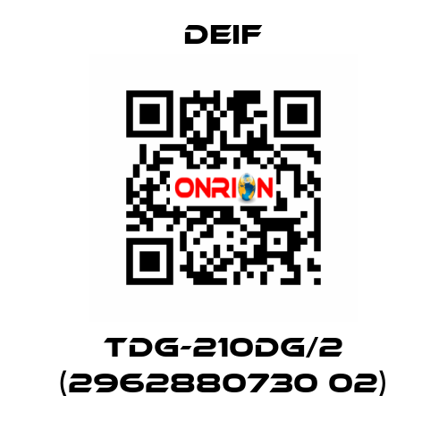 TDG-210DG/2 (2962880730 02) Deif