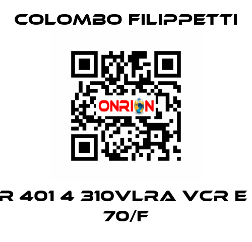 IR 401 4 310VLRA VCR E 1 70/F Colombo Filippetti