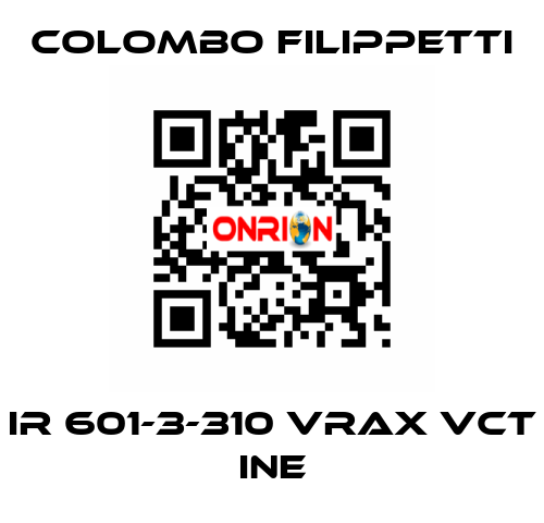 IR 601-3-310 VRAX VCT INE Colombo Filippetti