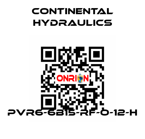 PVR6-6B15-RF-O-12-H Continental Hydraulics