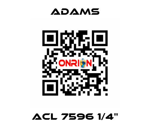 ACL 7596 1/4" ADAMS