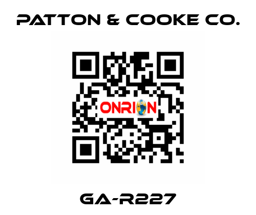 GA-R227 Patton & Cooke Co.