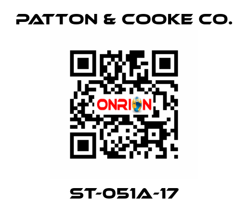 ST-051A-17 Patton & Cooke Co.