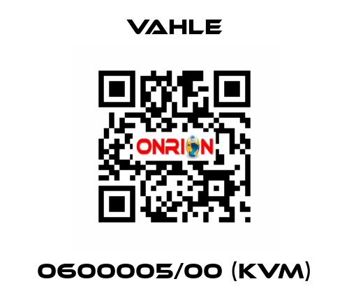 0600005/00 (KVM) Vahle