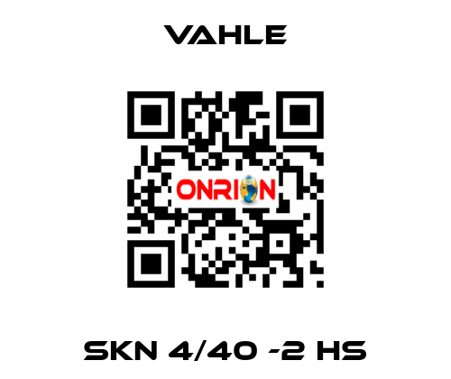 SKN 4/40 -2 HS Vahle