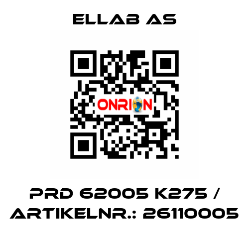 PRD 62005 K275 / Artikelnr.: 26110005 ELLAB AS