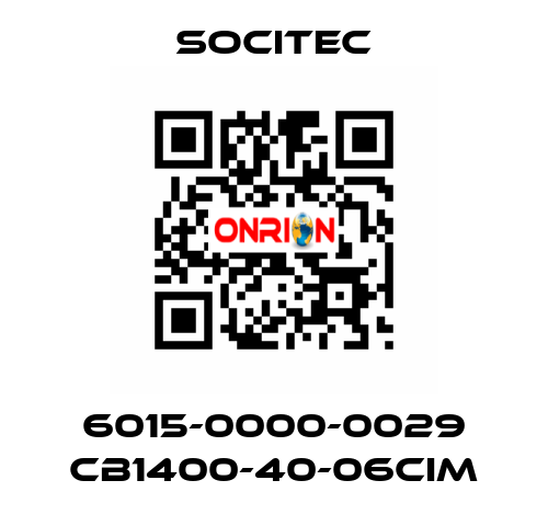 6015-0000-0029 CB1400-40-06CIM Socitec