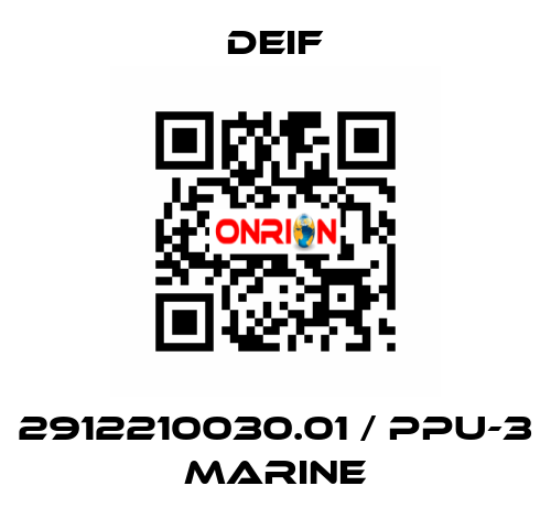 2912210030.01 / PPU-3 Marine Deif