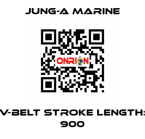 V-belt stroke length: 900 JUNG-A MARINE