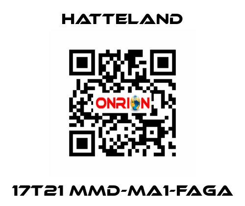 17T21 MMD-MA1-FAGA HATTELAND