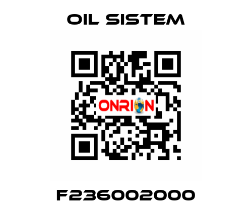 F236002000 Oil Sistem