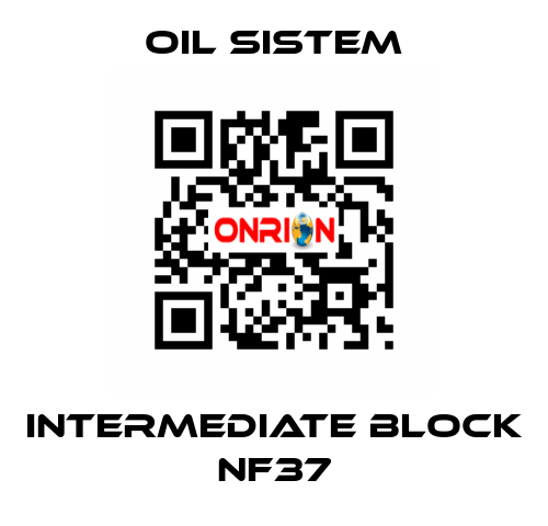 Intermediate block NF37 Oil Sistem