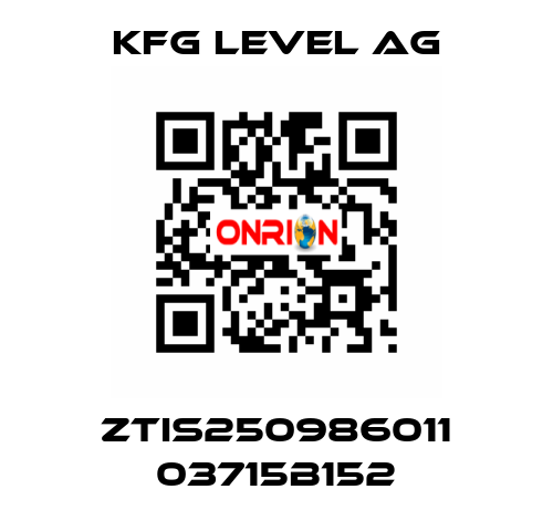 ZTIS250986011 03715B152 KFG Level AG