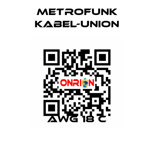 AWG 18 C METROFUNK KABEL-UNION