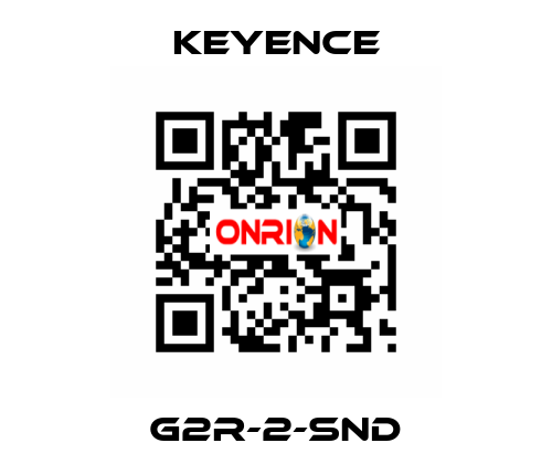 G2R-2-SND Keyence