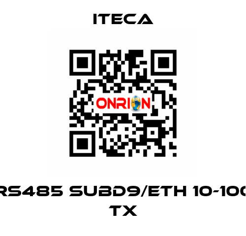 RS485 SUBD9/ETH 10-100 TX iteca