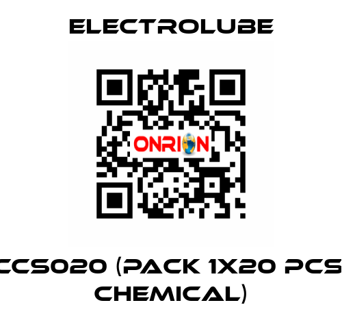 CCS020 (pack 1x20 pcs, chemical) Electrolube