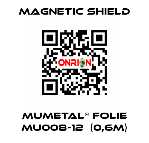 MuMETAL® Folie MU008-12  (0,6m) Magnetic Shield