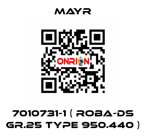 7010731-1 ( ROBA-DS Gr.25 Type 950.440 ) Mayr