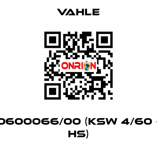 0600066/00 (KSW 4/60 - HS) Vahle