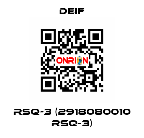 RSQ-3 (2918080010 RSQ-3) Deif