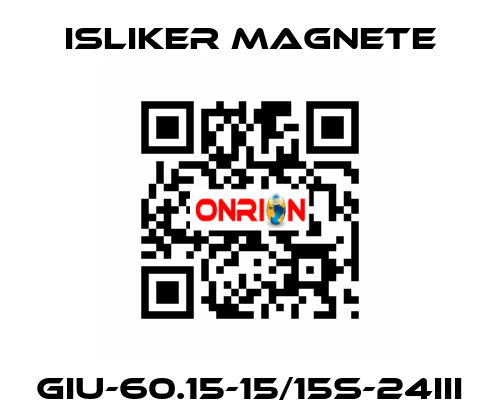 GIu-60.15-15/15S-24III ISLIKER MAGNETE