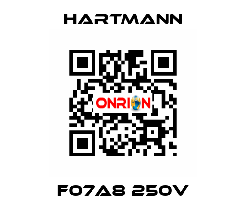 F07A8 250V Hartmann