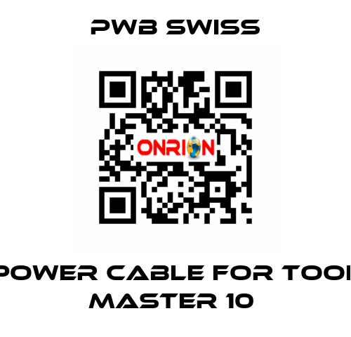 POWER CABLE FOR TOOL MASTER 10  PWB Swiss