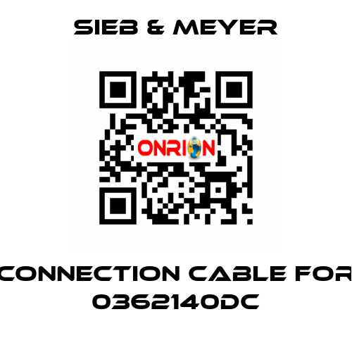 connection cable for 0362140DC SIEB & MEYER